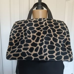 Amanda Smith Giraffe Fur Purse .